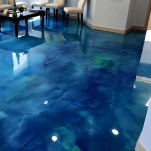 Metallic Floor Resin Painting Coating Epoxy Paint for 3D Flooring Resin