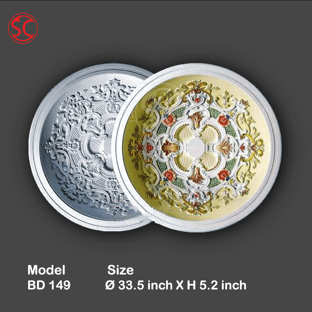 Ceiling Domes Design Mold Model 149 - Image 2