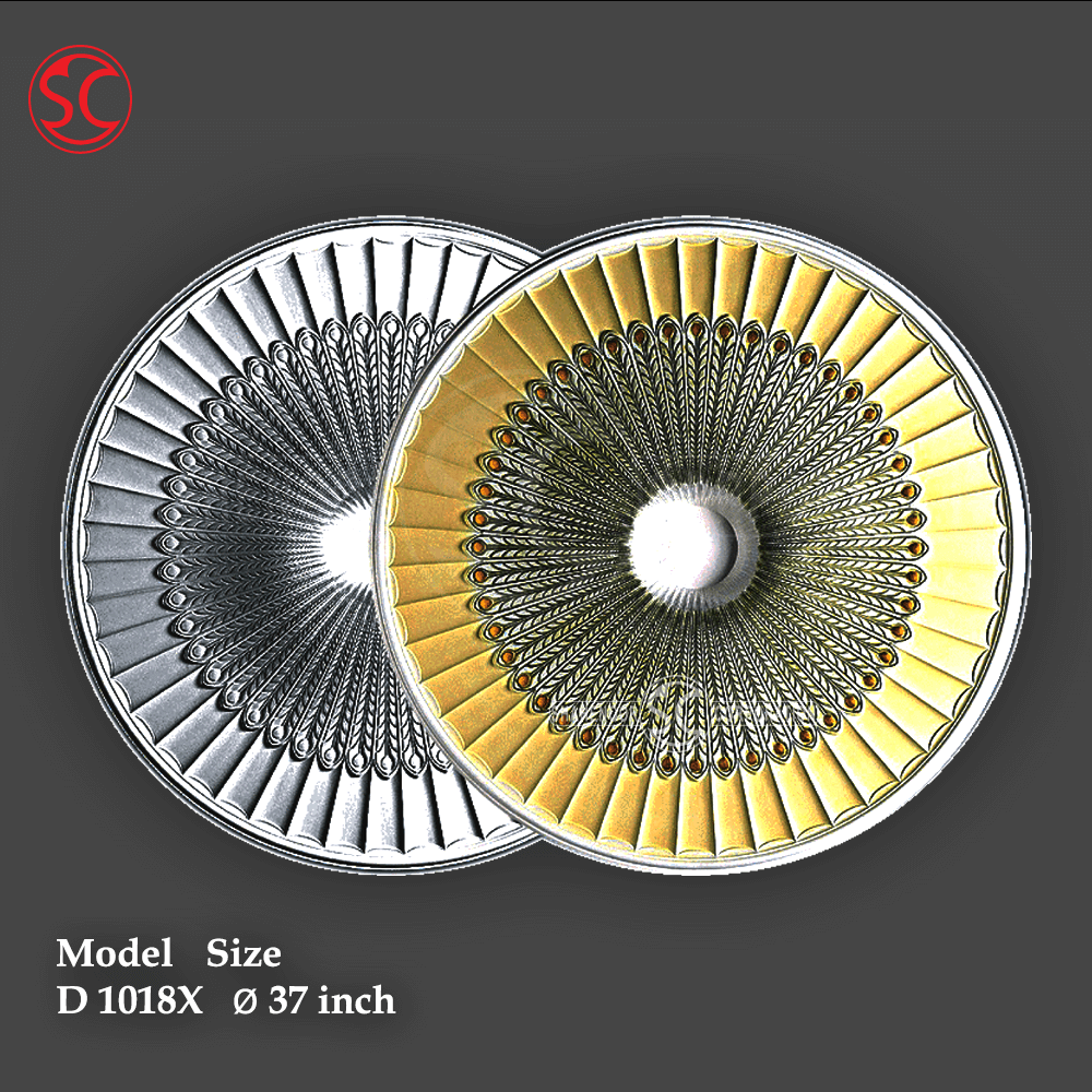 Ceiling Rose Mold Model D1018X - Image 4