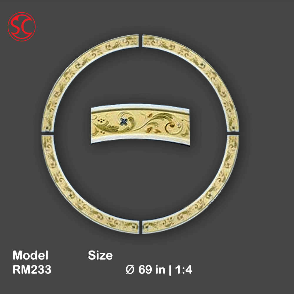 Rims, Rings, Belt, Boundary Mold Model RM233 - Image 3