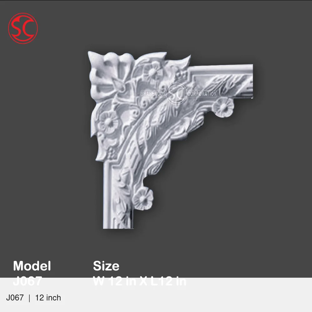 Fiberglass Gypsum Beading Corner Mold J067 J067 12 inch