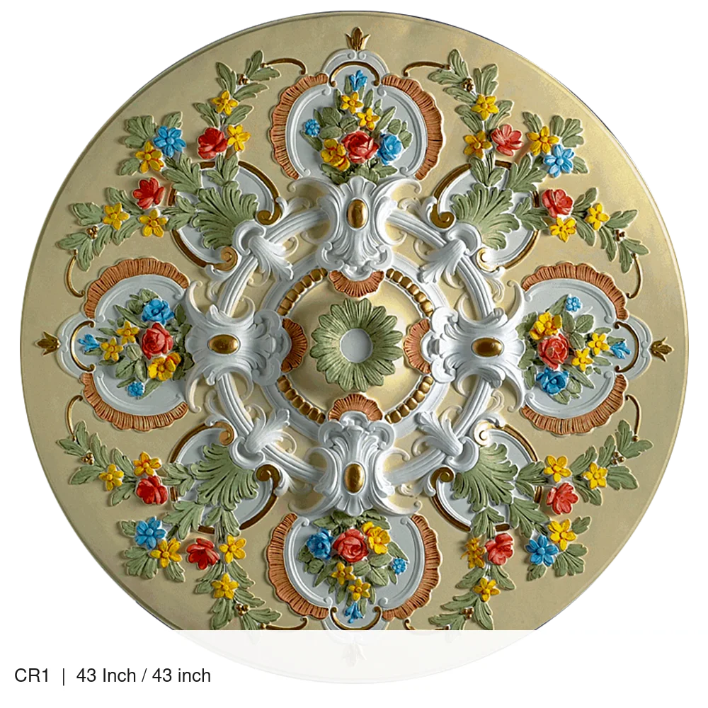 Ceiling Rose Mold CR1 – Ø43 Inch CR1 43 Inch / 43 inch