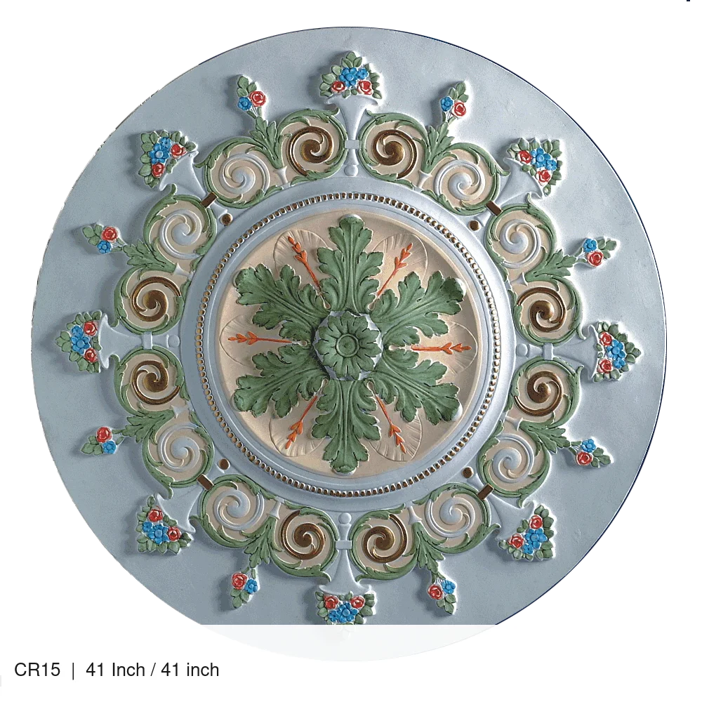 Ceiling Rose Mold CR15 – Ø 41 Inch CR15 41 Inch / 41 inch