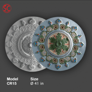Ceiling Rose Mold CR15 – Ø 41 Inch