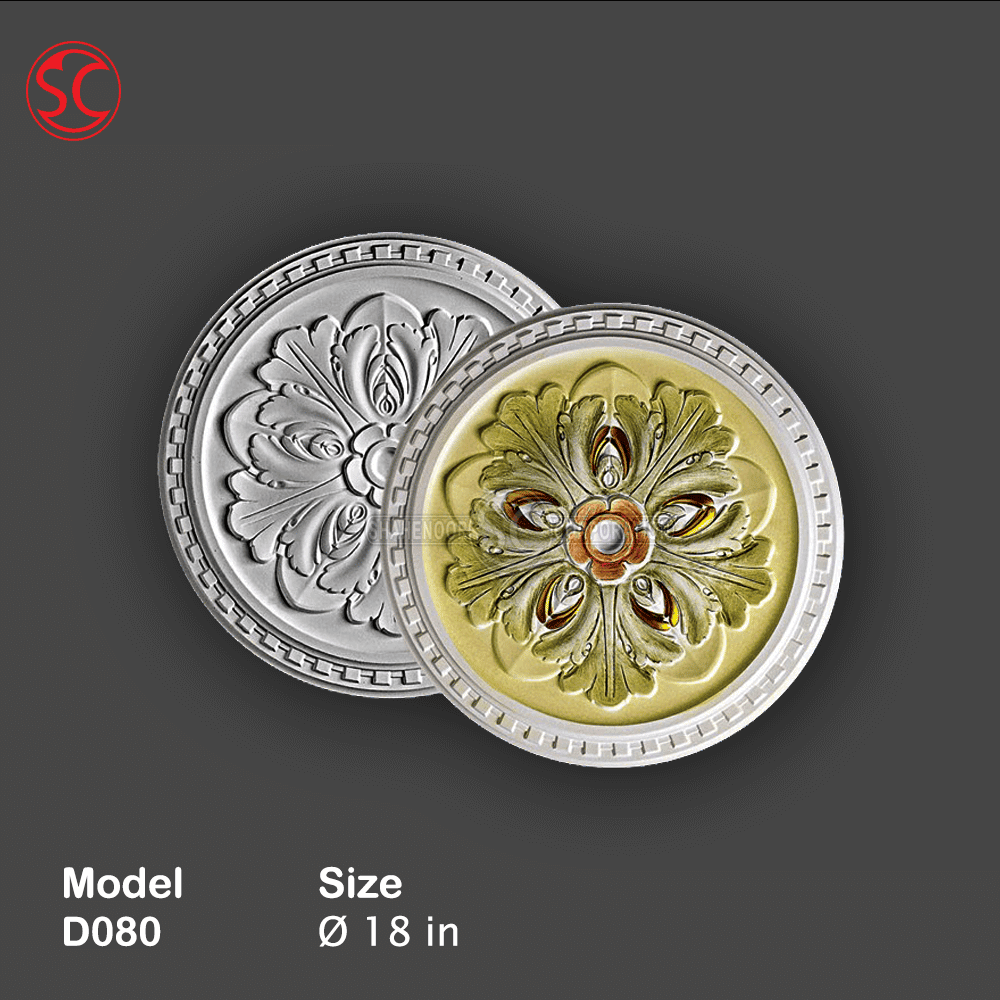 Ceiling Rose Mold D080