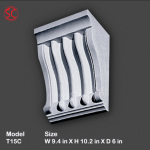 Corbel Roman Column Wall Angle Mold T15C