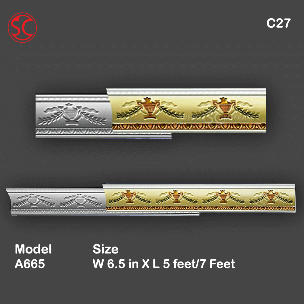 Fibreglass Gypsum Cornice Mold A665 - Image 4