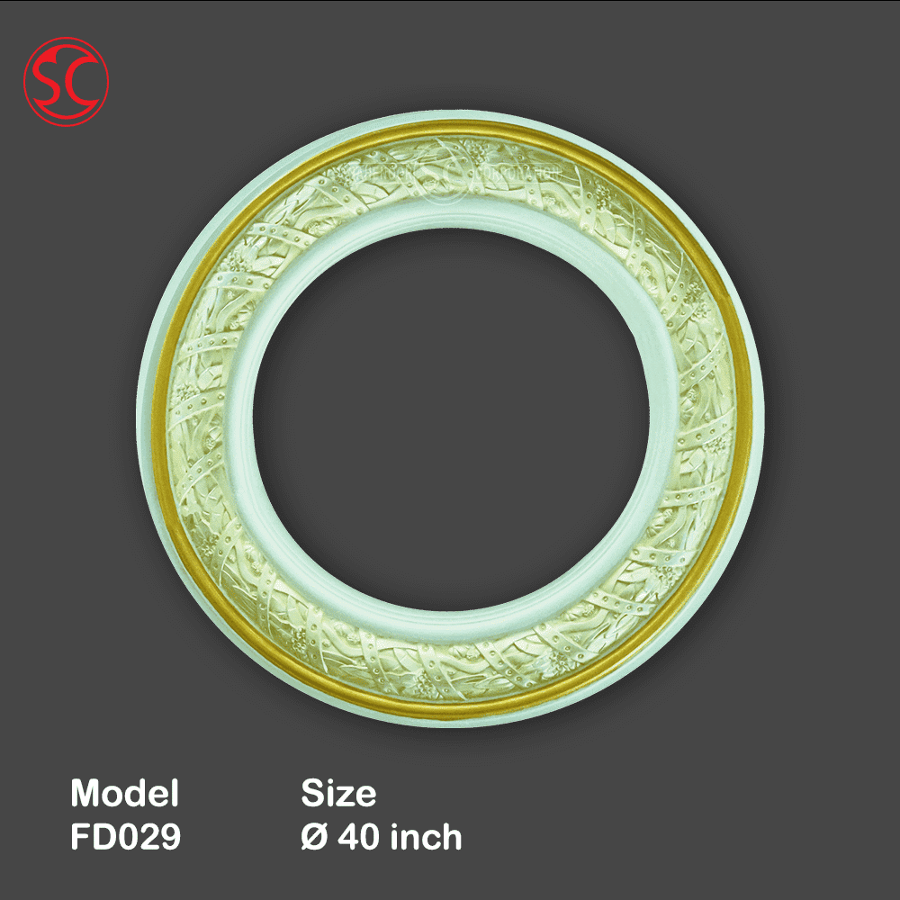 Gypsum Rims Mold FD029 – Ø 40 in - Image 2