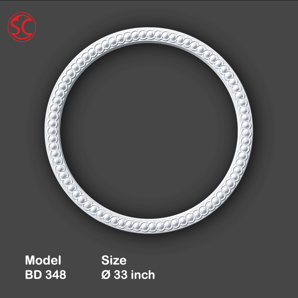Gypsum Ceiling Rim Mold BD348 - Image 5