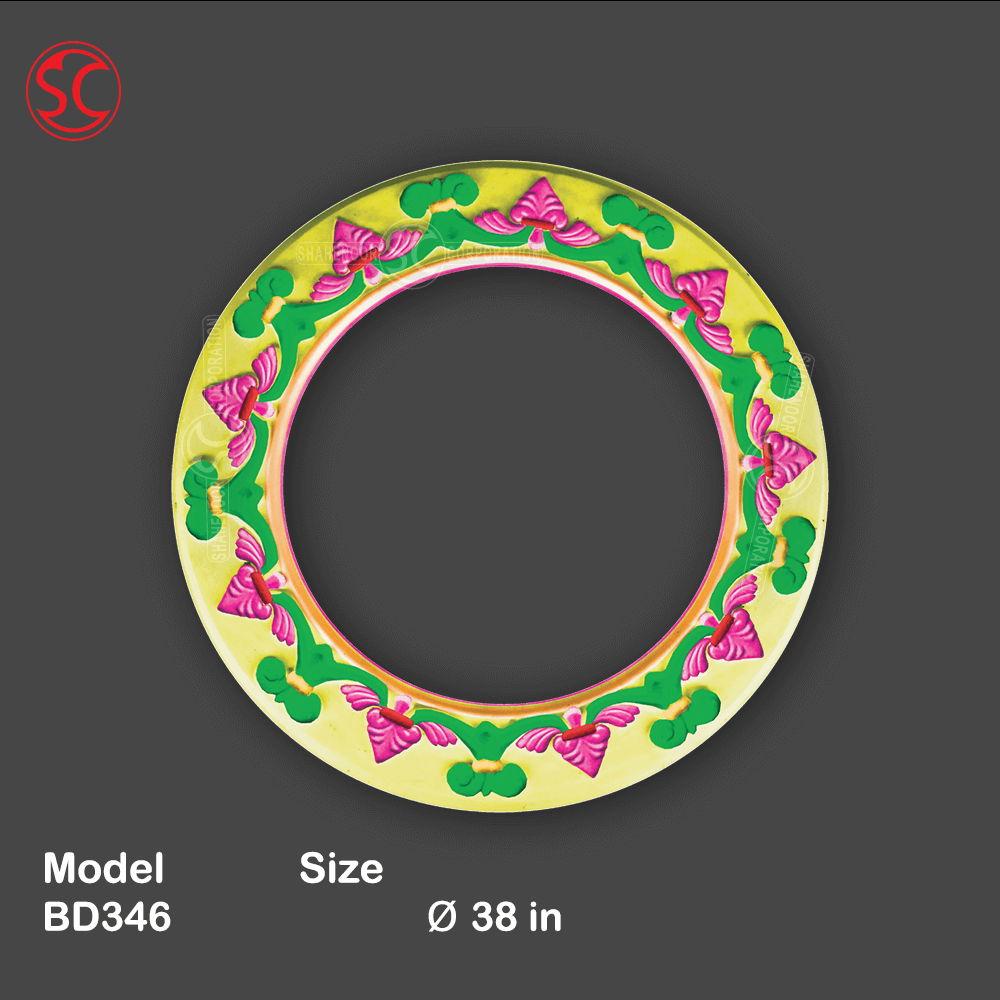 Gypsum Ceiling Rim Mold BD348 - Image 6