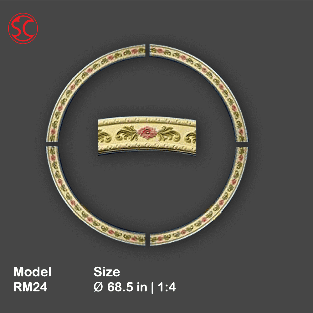 Fibreglass Gypsum Rims Mold RM24