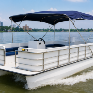 SPB001 Premium Fiberglass Pontoon Picnic Boat