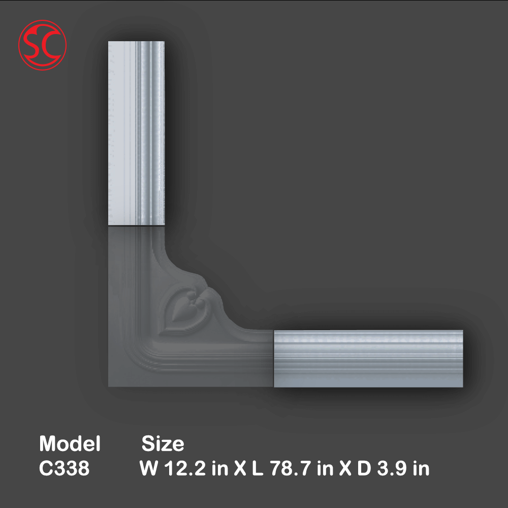 Wall & Ceiling Mold C338 - Image 4